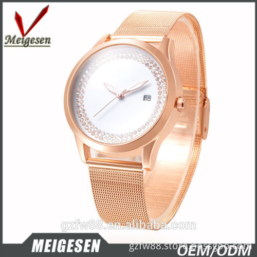 Fashionable lady bracelet wristwatch Japan movt watches Rose Gold fashion lady watch